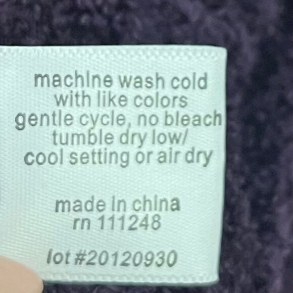 Barefoot Dreams Calypso 436 Cascade Cardigan Size S/M Women's Purple Bamboo - Picture 9 of 11